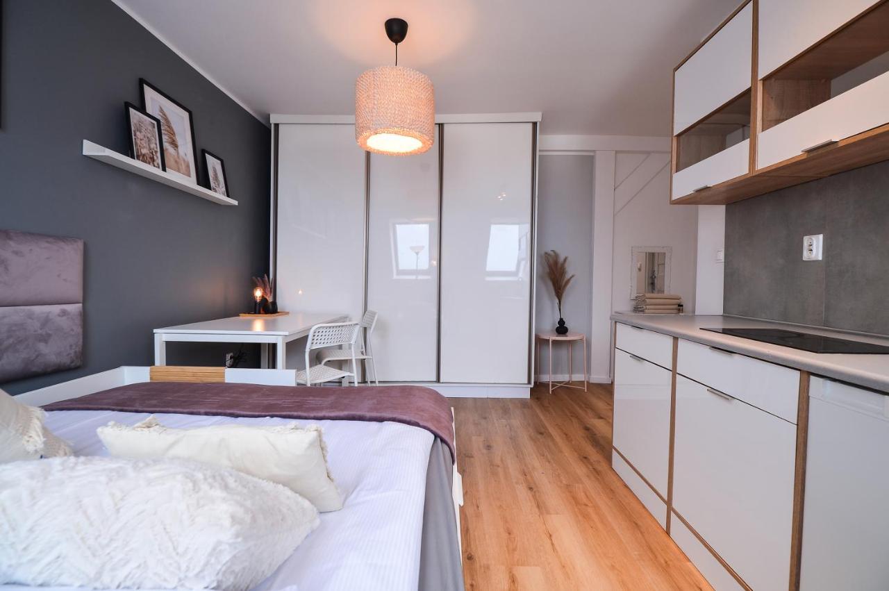 Citystay Brzezno Studio 3 Min Do Plazy Gdansk Dış mekan fotoğraf