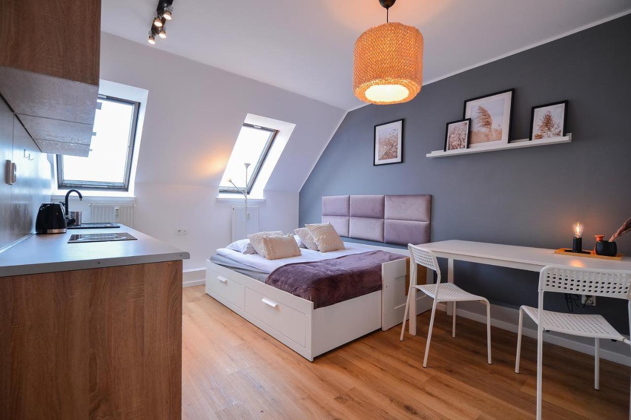 Citystay Brzezno Studio 3 Min Do Plazy Gdansk Dış mekan fotoğraf