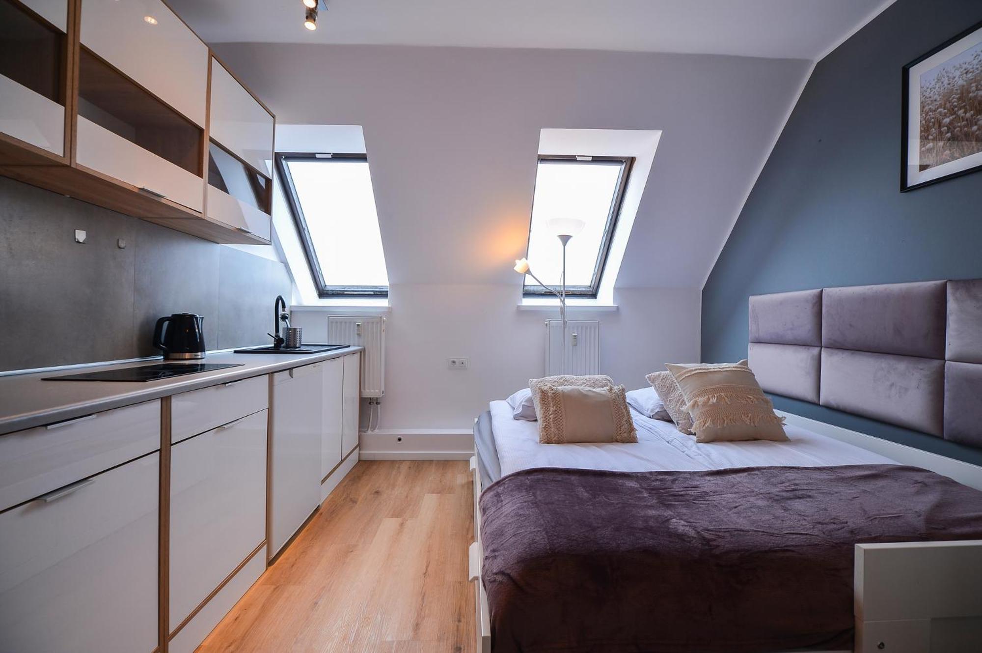Citystay Brzezno Studio 3 Min Do Plazy Gdansk Dış mekan fotoğraf
